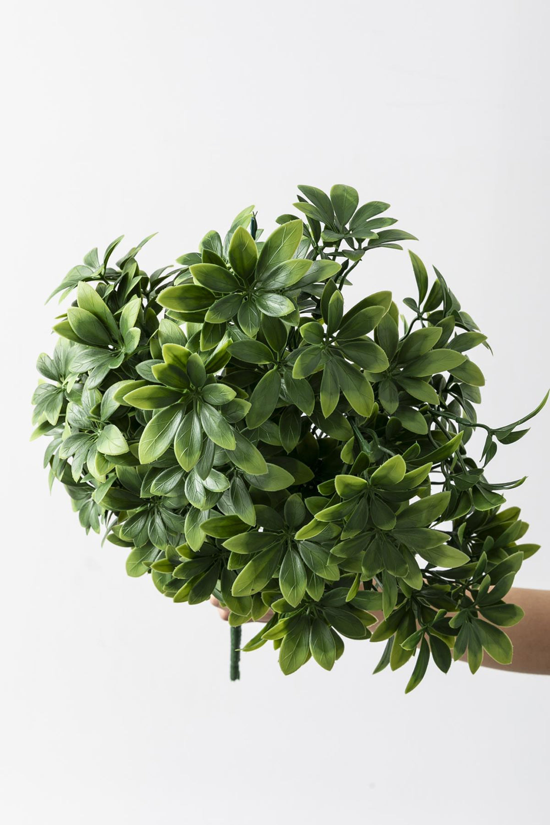 Yapay Şefrole Demeti Yeşil 60 Cm 24 Dal(Uv)