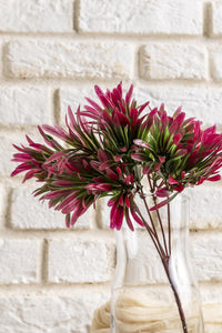 Yapay Şefrole Demeti Yeşil Pembe 30 Cm 5 Dal(Uv)