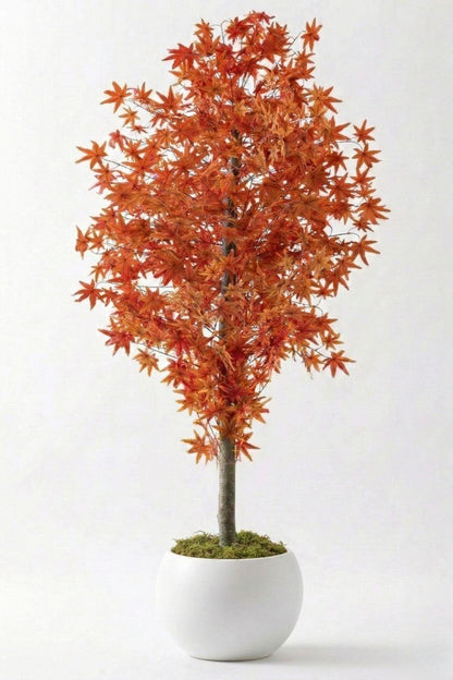 Yapay Sonbahar Ağacı Kırmızı