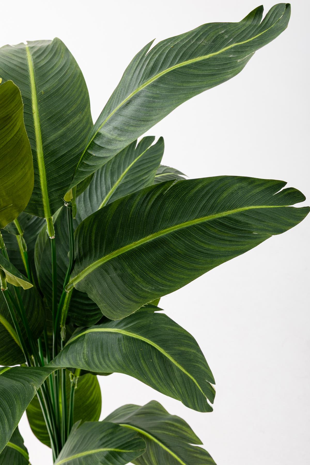 Yapay Starliçe Ağacı 130 Cm Beyaz Küre Saksı