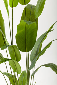 Yapay Starliçe Ağacı 160 Cm Siyah Gümüş Metal Saksı