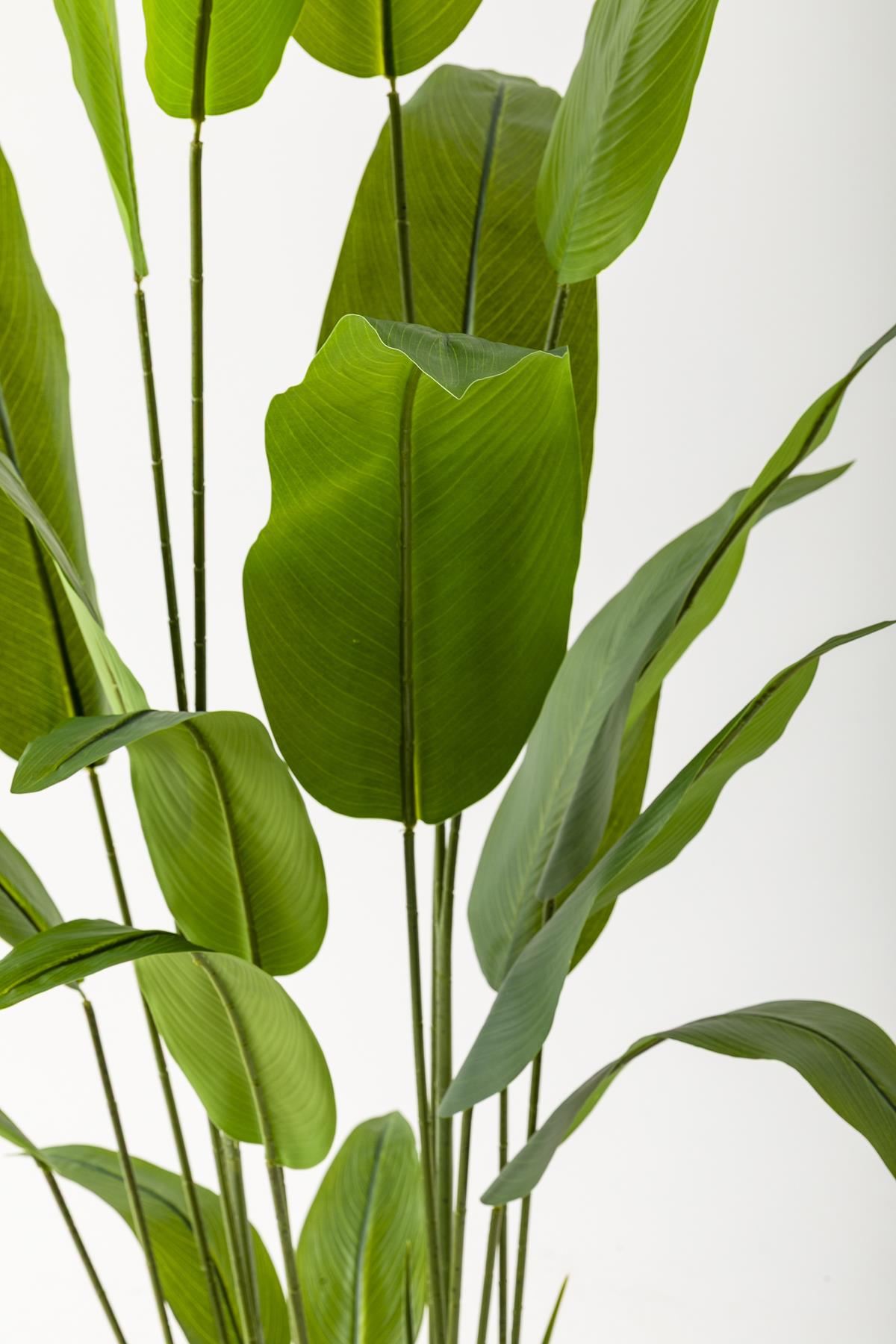 Yapay Starliçe Ağacı 160 Cm Siyah Gümüş Metal Saksı