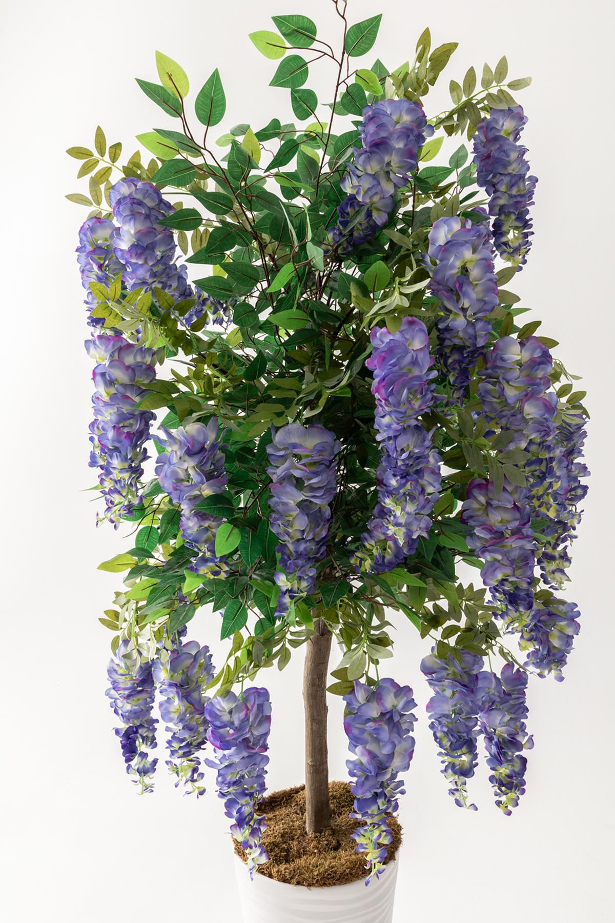 Yapay Sümbül Ağacı 180 Cm Mor