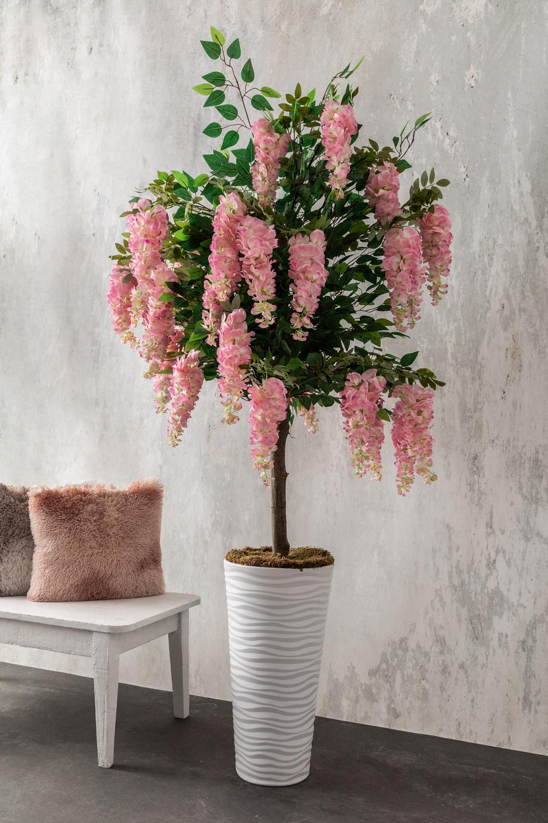 Yapay Sümbül Ağacı 180 Cm Pembe