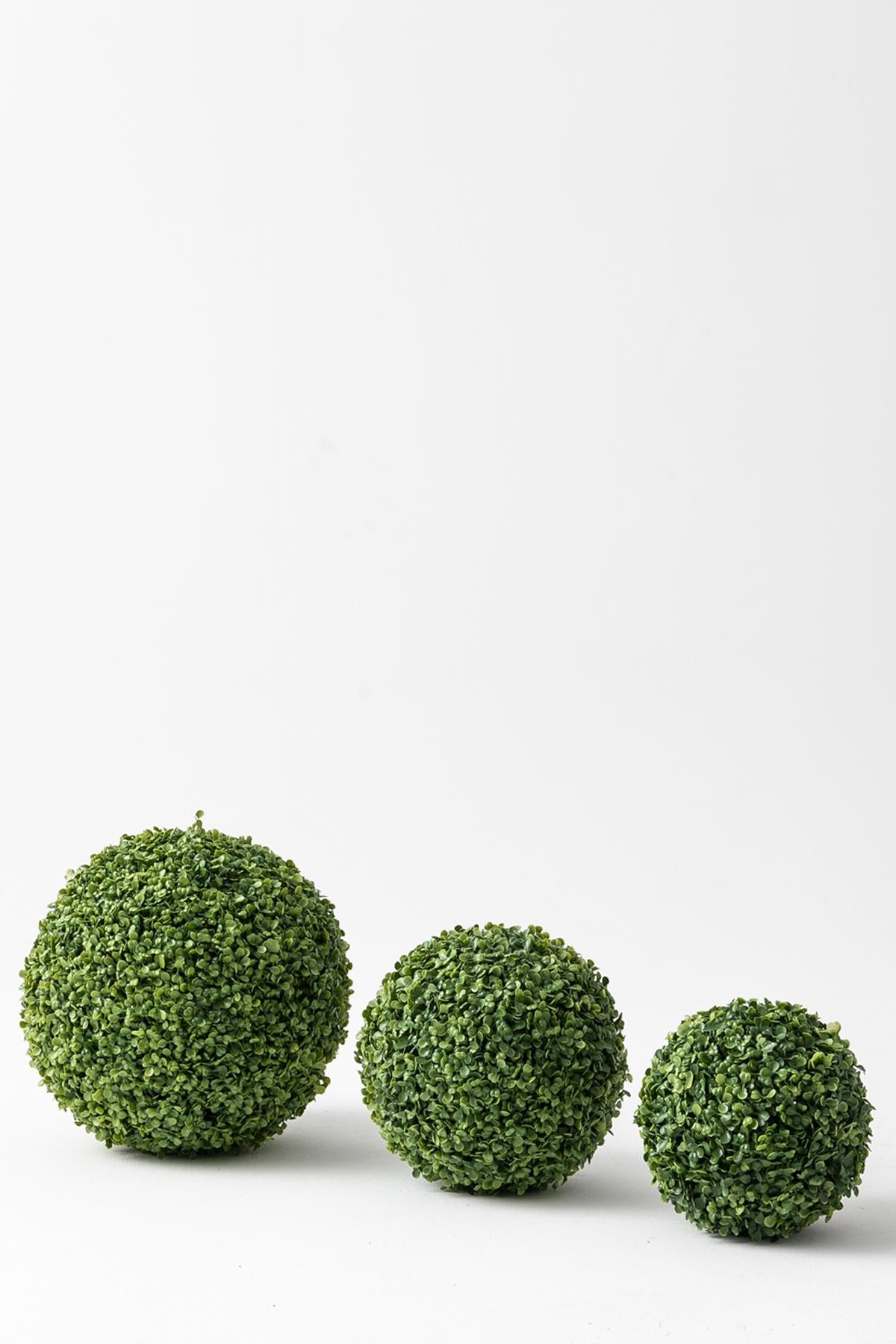 Yapay Top Şimşir 3'lü Set (Uv)