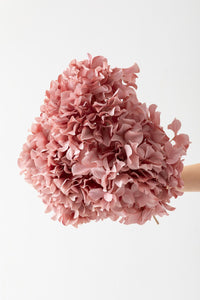 Yapay Vazo Çiçeği Ortanca 75 Cm 5 Dal Pembe