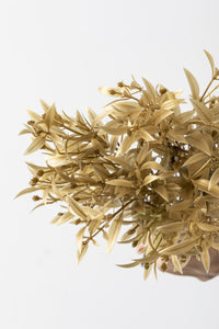 Yapay Zeytin Demeti Gold 30 Cm 5 Dal(Uv)