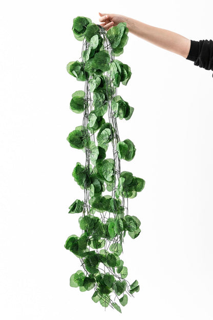 Yapay Zincir Sarmaşık Yuvarlak Yaprak 12li