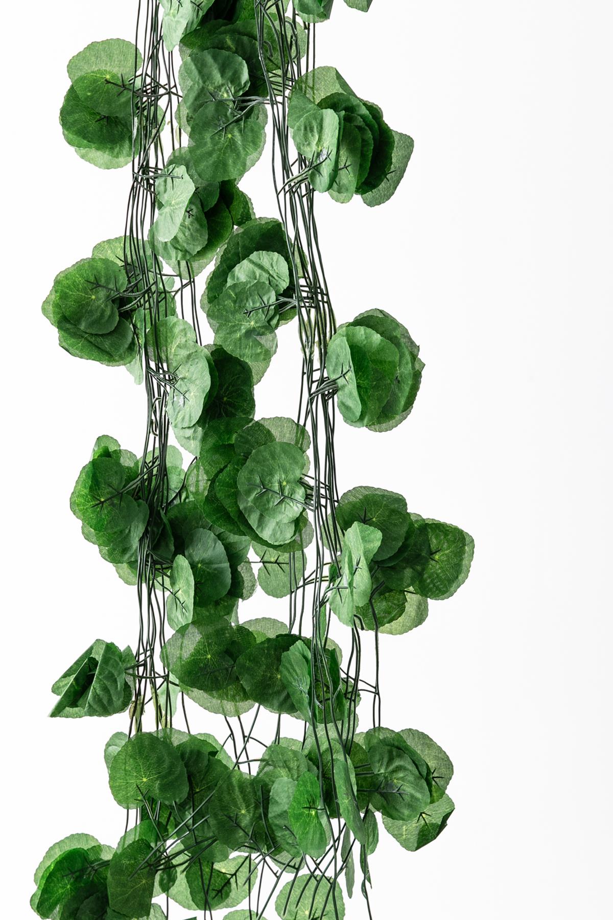 Yapay Zincir Sarmaşık Yuvarlak Yaprak 12li